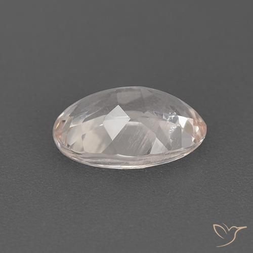 Morganite Rose moyen-léger naturelle ovale, 1.18 ct, VS