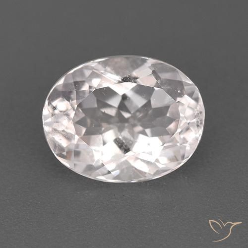 1.20ct Naturel Rose clair Morganite, ovale, VS