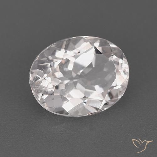 Morganite Rose clair naturelle ovale, 1.20 ct, VS