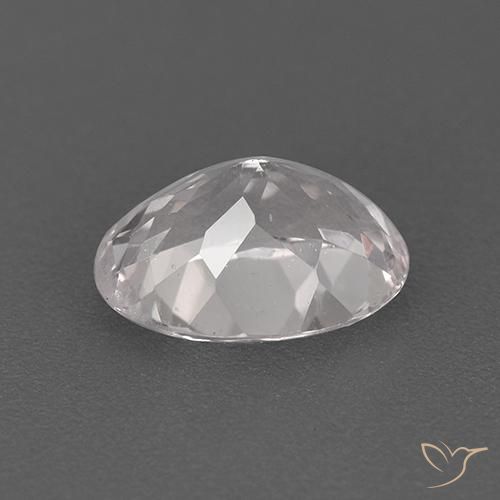 Morganite Rose clair naturelle ovale, 1.20 ct, VS