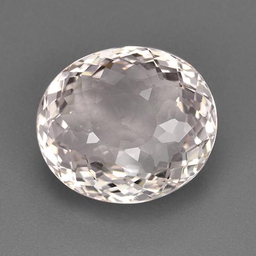 Morganite rose naturelle coupe ovale, 7,46 ct, VVS-VS