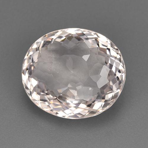 Morganite rose naturelle coupe ovale, 7,46 ct, VVS-VS