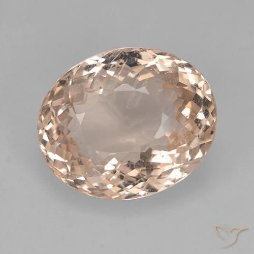 Morganite Rose moyen naturelle Coupe ovale, 5.54 ct, VS