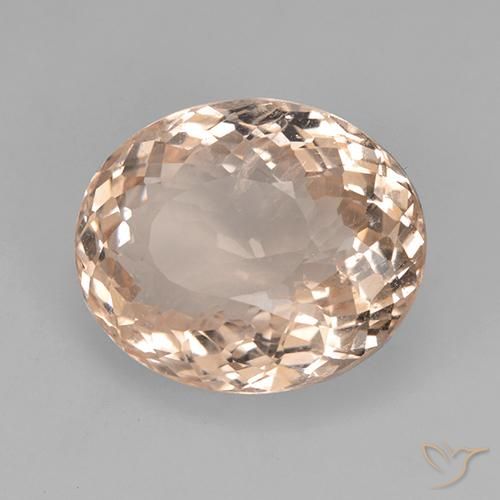 Morganite Rose moyen naturelle Coupe ovale, 5.54 ct, VS