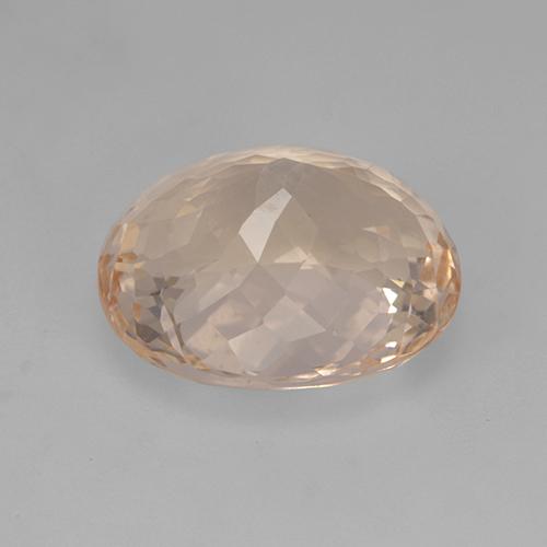 Morganite rose naturelle coupe ovale, 5,42 ct, VS