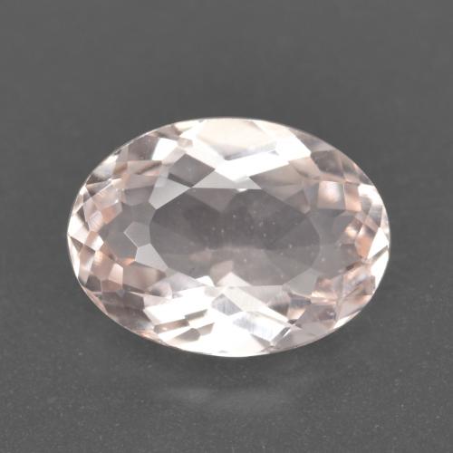 Morganite rose naturelle coupe ovale, 1,11 ct, VVS-VS