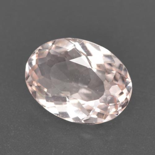 Morganite rose naturelle coupe ovale, 1,11 ct, VVS-VS
