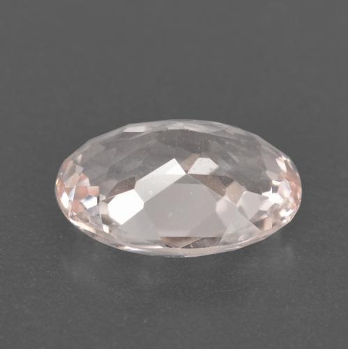Morganite rose naturelle coupe ovale, 1,11 ct, VVS-VS