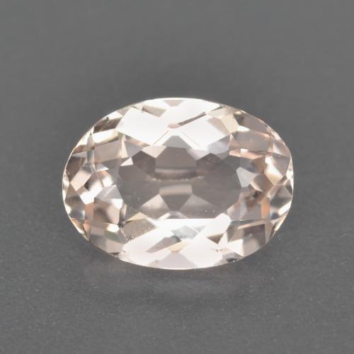 Morganite Rose moyen-léger naturelle Coupe ovale, 1.00 ct, VVS-VS