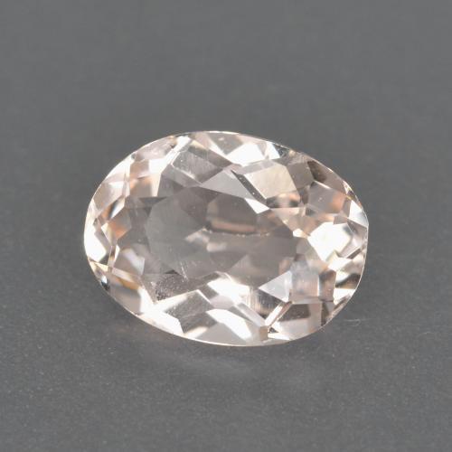 Morganite Rose moyen-léger naturelle Coupe ovale, 1.00 ct, VVS-VS