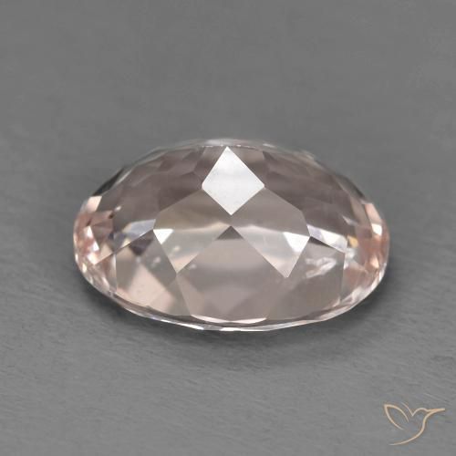 Morganite Rose clair naturelle ovale, 1.72 ct, VS