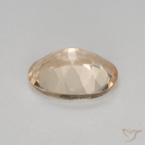 Morganite Saumon Rose naturelle ovale, 1.05 ct, VVS-VS
