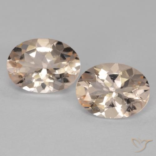 2.14ctw Naturel Rose moyen Morganite, ovale, VS