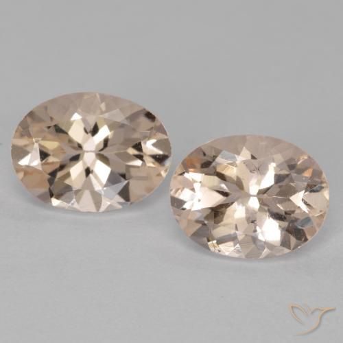 2.20ctw Naturel Saumon Rose Morganite, ovale, VS