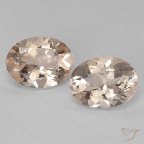 2.19ctw Naturel Rose moyen Morganite, ovale, VVS-VS