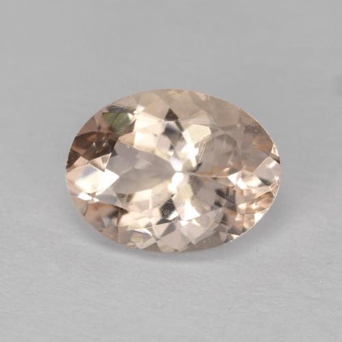 Morganite Rose moyen naturelle Coupe ovale, 1.24 ct, VS