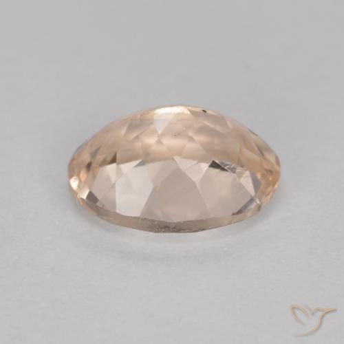 Morganite Rose moyen naturelle ovale, 1.23 ct, VS