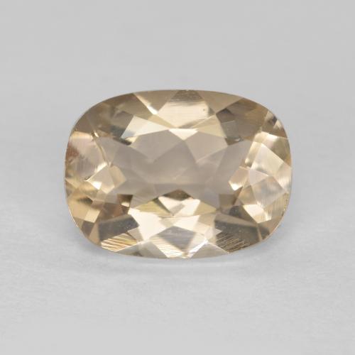 Morganite doré naturelle coupe coussin, 1,14 ct, VVS-VS