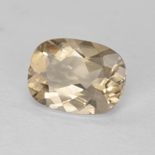 Morganite doré naturelle coupe coussin, 1,14 ct, VVS-VS