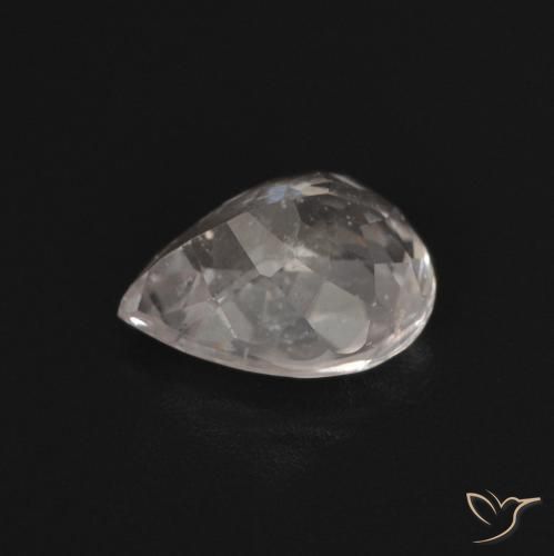 Morganite Rose clair naturelle En forme de poire, 1.17 ct, VS