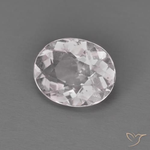 Morganite Rose clair naturelle ovale, 1.16 ct, VS