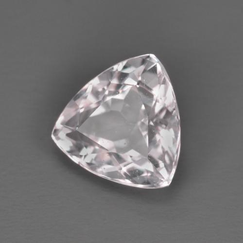 Morganite Rose clair naturelle Trillion, 1.38 ct, VVS-VS