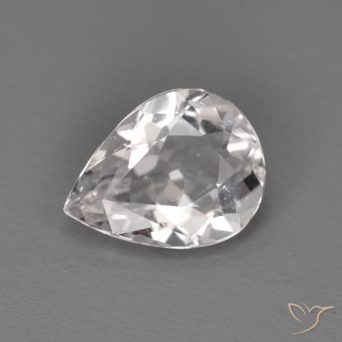 Morganite Rose clair naturelle En forme de poire, 1.09 ct, VS