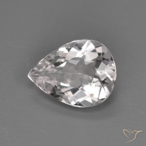 Morganite Rose clair naturelle En forme de poire, 1.09 ct, VS