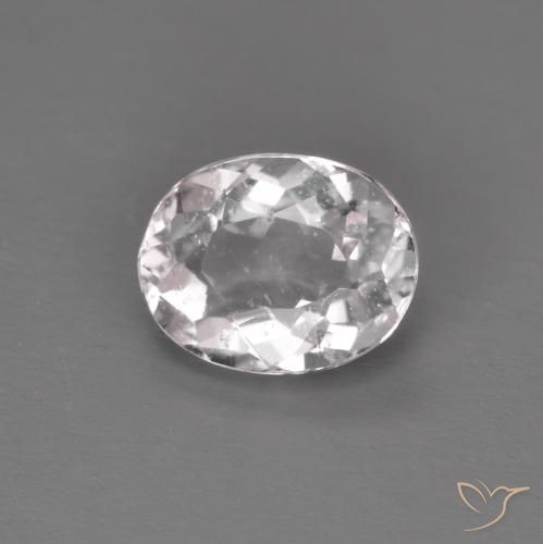 Morganite Rose clair naturelle ovale, 0.93 ct, VS