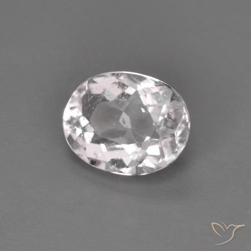 Morganite Rose clair naturelle ovale, 0.93 ct, VS