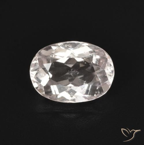 1.23ct Naturel Rose clair Morganite, ovale, VS