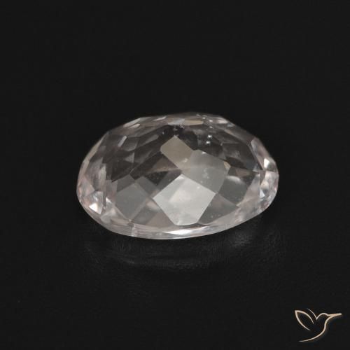 Morganite Rose clair naturelle ovale, 1.23 ct, VS