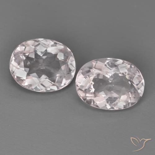 3.28ctw Naturel Rose clair Morganite, ovale, VS