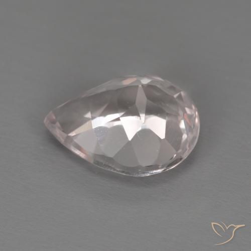 Morganite Rose clair naturelle En forme de poire, 1.50 ct, VVS-VS