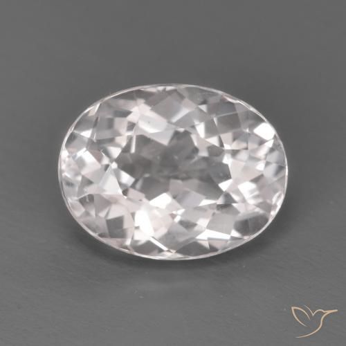1.54ct Naturel Rose clair Morganite, ovale, VVS