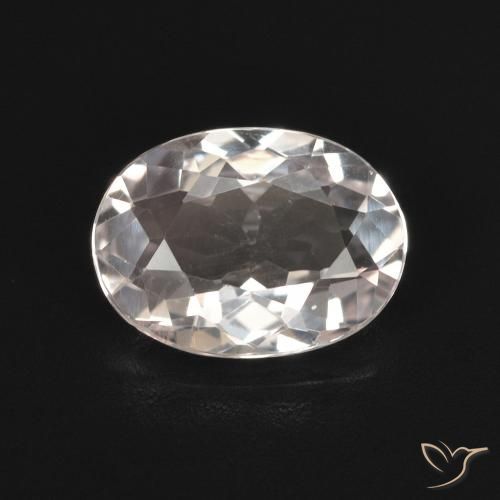 1.27ct Naturel Rose clair Morganite, ovale, VVS