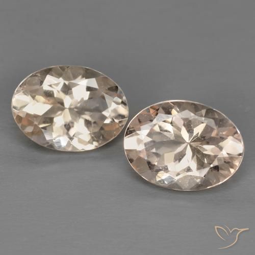 2.12ctw Naturel Saumon Rose Morganite, ovale, VS