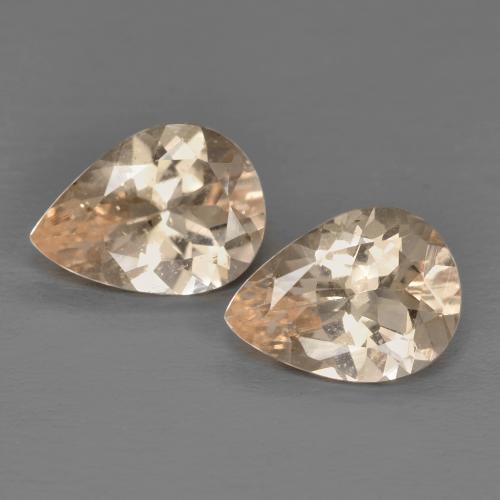 Achetez naturel 1,70ct orange morganite gems, en forme de poire, en provenance afghanistan chez gemselect. en stock, livraison internationale!