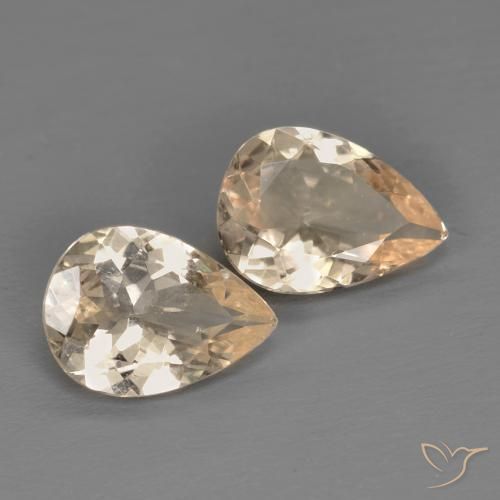 Shop natural 1.39ct Light Neutral Orange Morganite gems, En forme de poire, from Afghanistan at GemSelect. In stock, global shipping!