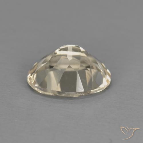 Morganite Doré léger naturelle ovale, 1.09 ct, VVS-VS