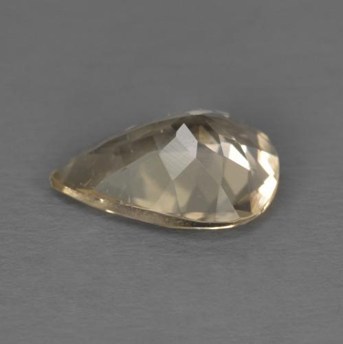 Morganite doré naturelle en forme de poire, 0,86 ct, VS