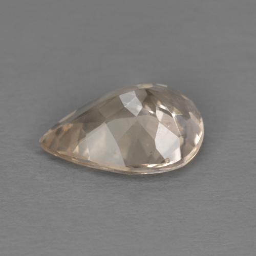Morganite rose naturelle en forme de poire, 0,85 ct, VS
