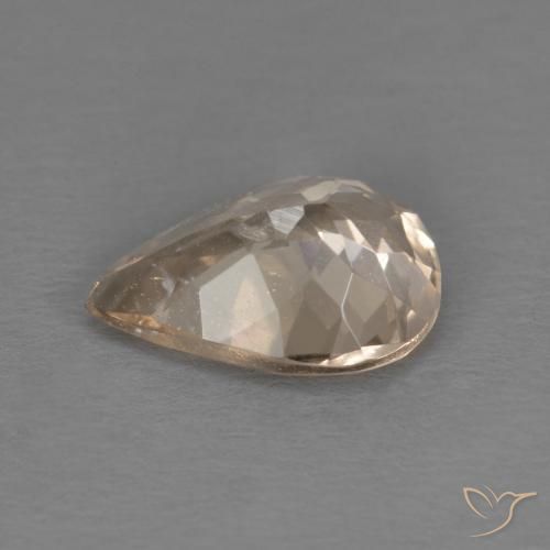 Morganite Rose moyen naturelle En forme de poire, 0.89 ct, VS