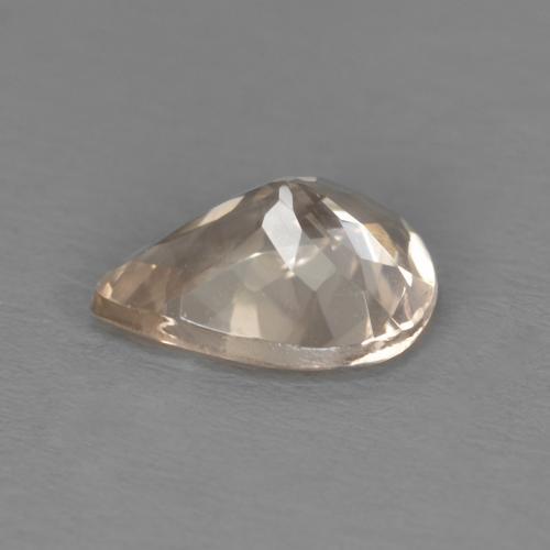 Morganite rose naturelle en forme de poire, 0,84 ct, VS