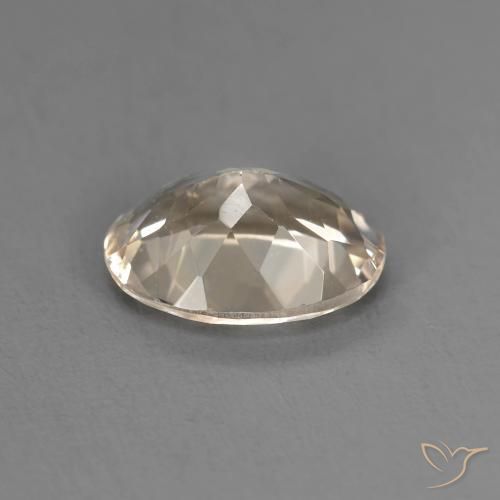 Morganite Doré léger naturelle ovale, 1.05 ct, VS