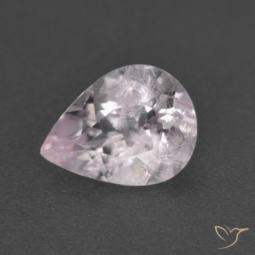 1.19ct Naturel Rose clair Morganite, En forme de poire, VS-SI