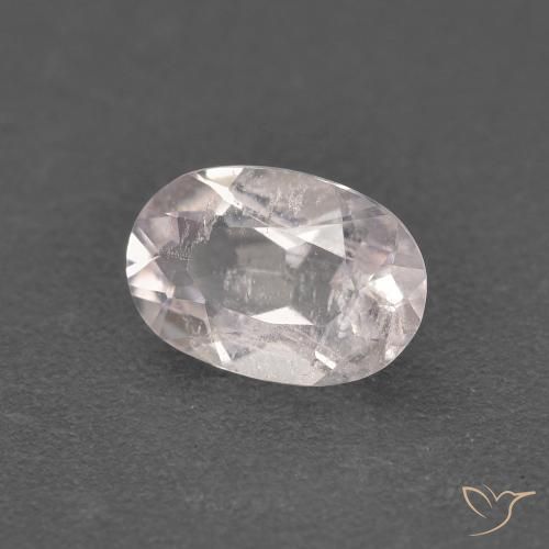 Morganite Rose clair naturelle ovale, 0.57 ct, VS-SI