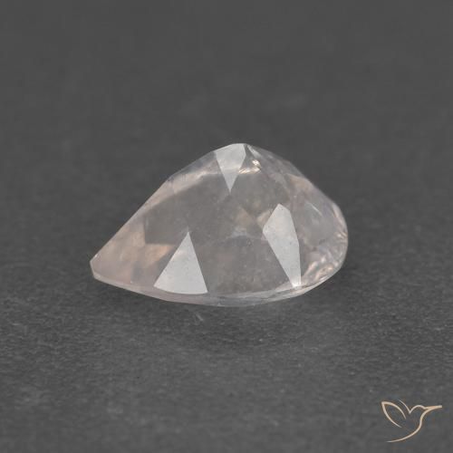 Morganite Saumon Rose naturelle En forme de poire, 0.84 ct, VS-SI