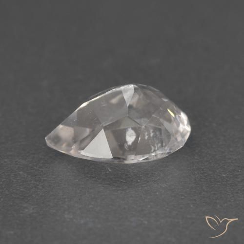 Morganite Rose très clair naturelle En forme de poire, 1.12 ct, VS-SI