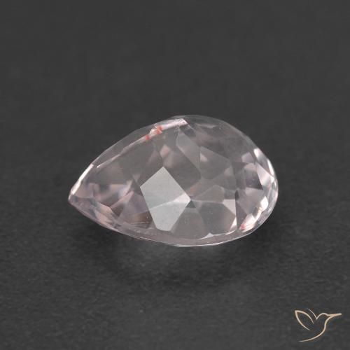 Morganite Rose clair naturelle En forme de poire, 1.34 ct, VVS